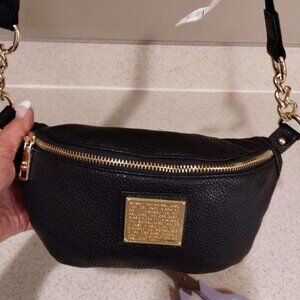 STEVE MADDAN LEATHER FANNY PACK (NWT)